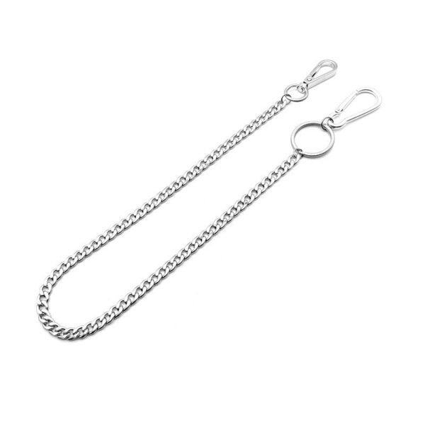 45cm Alloy Hip Hop Men's Pants Chain Waist Chain Pants Chain Cuban Chain Grinding New Style Decorative Keychain Hanging Chain - Image 5