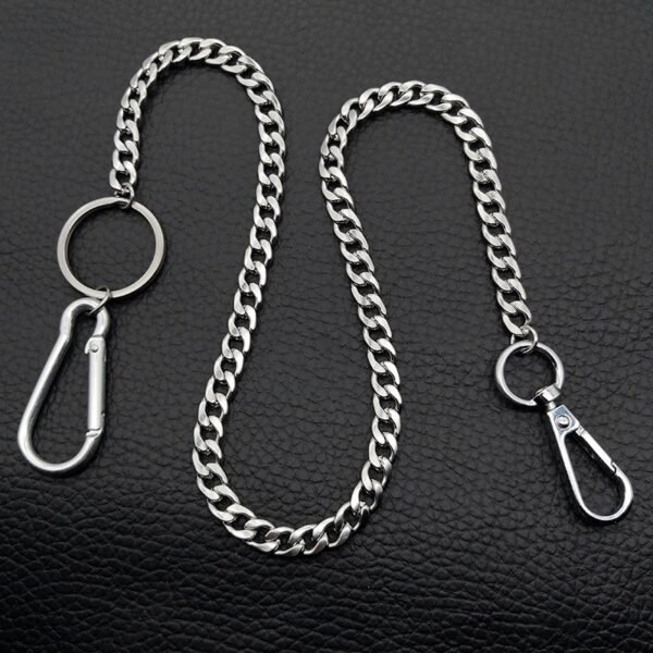 45cm Alloy Hip Hop Men's Pants Chain Waist Chain Pants Chain Cuban Chain Grinding New Style Decorative Keychain Hanging Chain