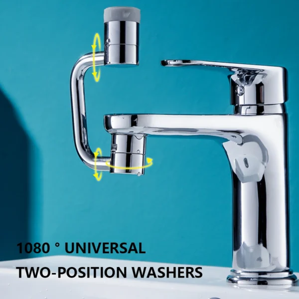 1-10PCS Extension Faucet Sprayer Head Sink-Aerator Water Tap Nozzle Faucet Extender Filter 1080° Rotatable Kitchen Accessories - Image 4