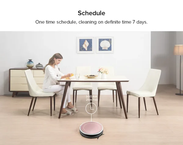 ILIFE  V7s Plus Vacuum Cleaner Robot ,120mins Automatic Charging,Home Appliance,For Sweeping Mopping Smart Home Clean - Image 17