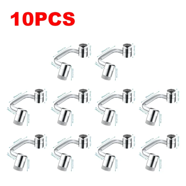 1-10PCS Extension Faucet Sprayer Head Sink-Aerator Water Tap Nozzle Faucet Extender Filter 1080° Rotatable Kitchen Accessories - Image 8