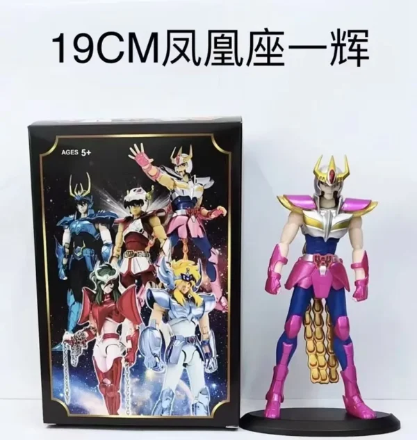 19cm Anime Dark Saint Seiya Figure Phoenix Ikki Hyoga Seiya Shiryu Action Figures Box Figure Collection Decoration Toys Hobbies - Image 7