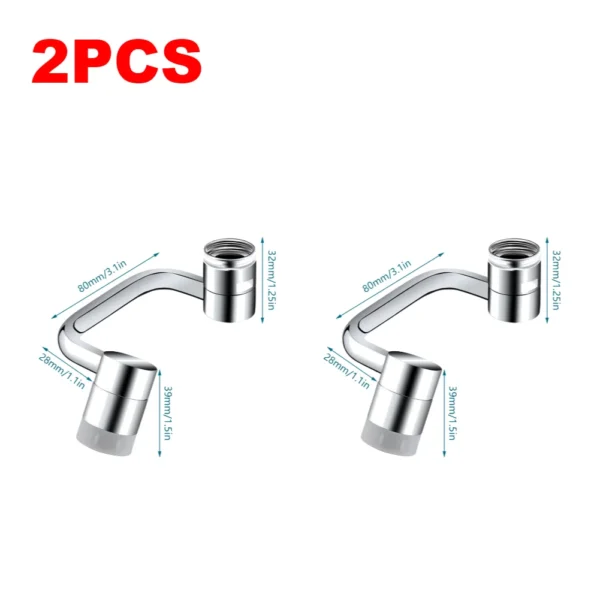 1-10PCS Extension Faucet Sprayer Head Sink-Aerator Water Tap Nozzle Faucet Extender Filter 1080° Rotatable Kitchen Accessories - Image 12