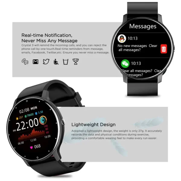 NEW Men Smart Watch Bluetooth Call Digital Fitness Tracker IP68 Waterproof Sports Smartwatch for Women Xiaomi Huawei Phones 2024 - Image 5