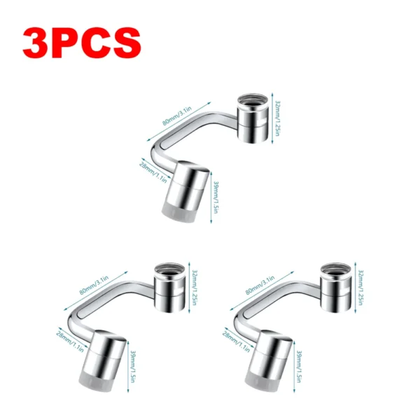 1-10PCS Extension Faucet Sprayer Head Sink-Aerator Water Tap Nozzle Faucet Extender Filter 1080° Rotatable Kitchen Accessories - Image 10