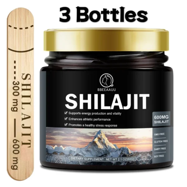 60g 100% Himalaya Pure Shilajit Resin Original Mineral Health Supplement Non-GMO Brain Memory Cognitive Energy Health - Image 8