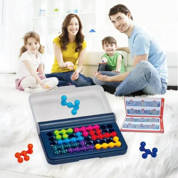 120 Challenges IQ Puzzler Pro a Travel Game for Kids and Adults a Cognitive Skill-Building Brain Game Montessori Toys Kids - Image 2