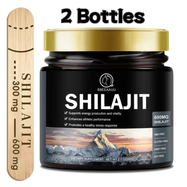 60g 100% Himalaya Pure Shilajit Resin Original Mineral Health Supplement Non-GMO Brain Memory Cognitive Energy Health - Image 7