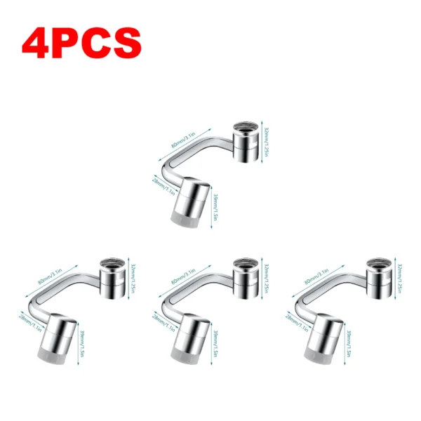 1-10PCS Extension Faucet Sprayer Head Sink-Aerator Water Tap Nozzle Faucet Extender Filter 1080° Rotatable Kitchen Accessories - Image 11